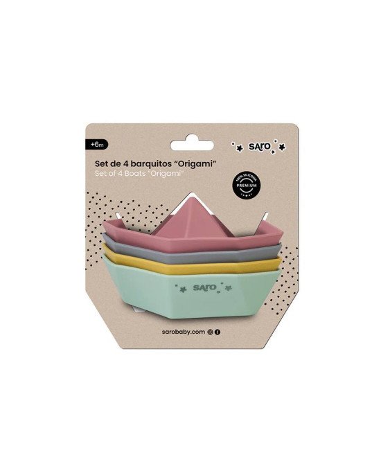 BARQUITOS ORIGAMI SILICONA SARO