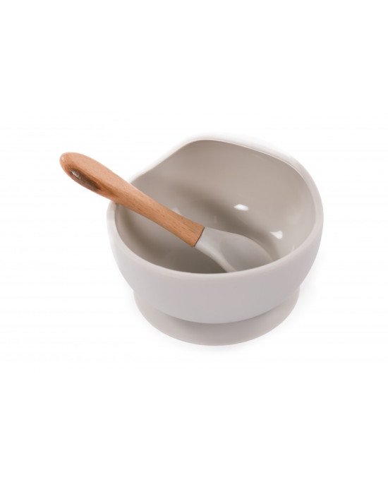 BOL SILICONA CON VENTOSA Y CUCHARA