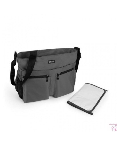 BOLSO CAMBIADOR SOHO GRIS BABY CLIC