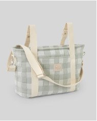 BOLSO TEXTIL COLECCION DAMERO  PAZ RODRIGUEZ