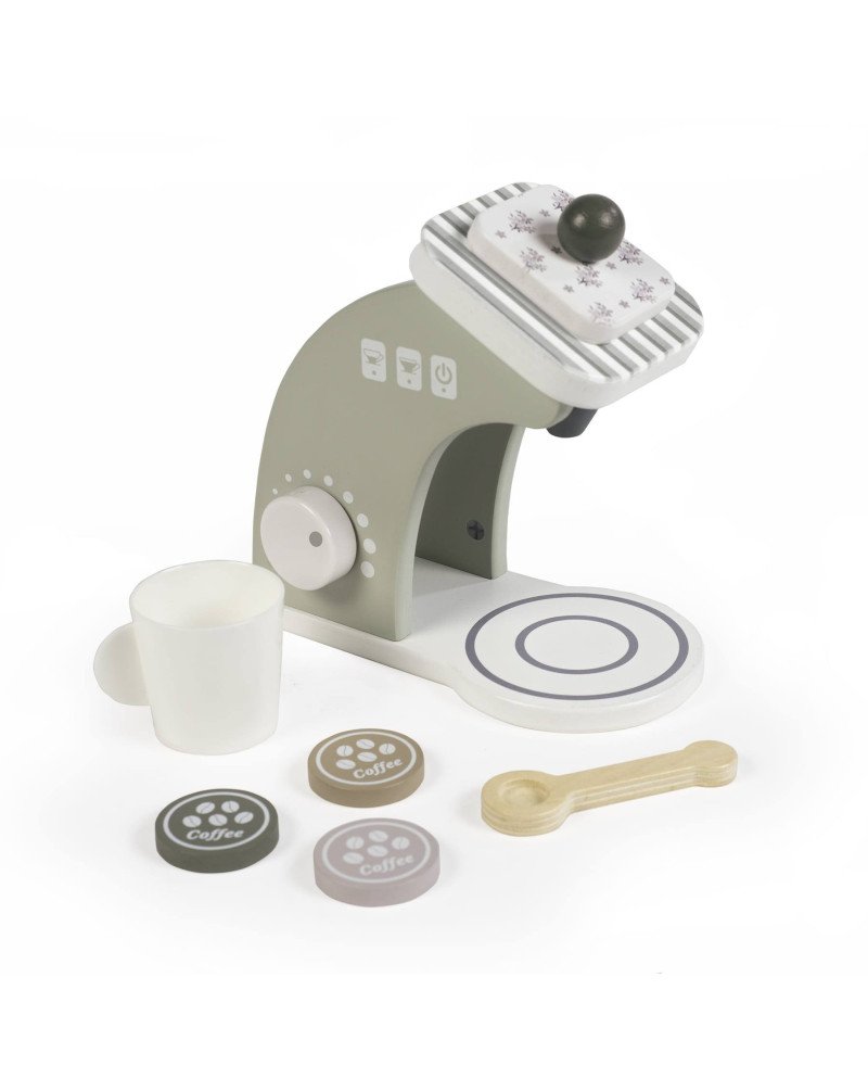 CAFETERA DE MADERA BOTTON WALKING MUM