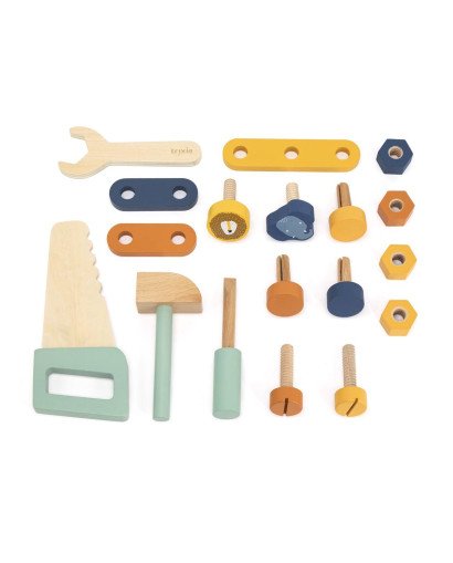 CAJA DE HERRAMIENTAS INFANTIL DE MADERA TRIXI