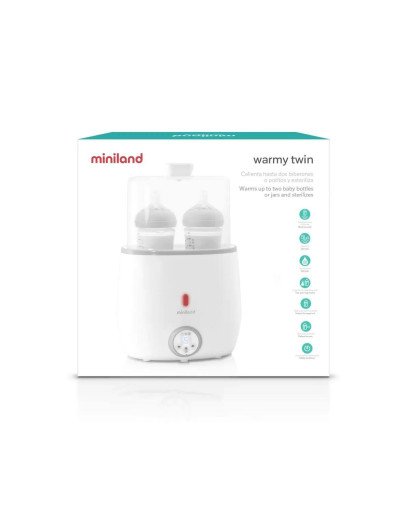 CALIENTA BIBERONES Y ESTERILIZADOR WARMY TWIN MINILAND