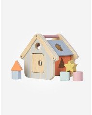 CASITA CON PIEZAS ENCAJABLES MADERA SARO