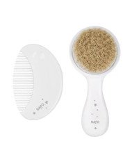 CEPILLO Y PEINE NATURAL SARO