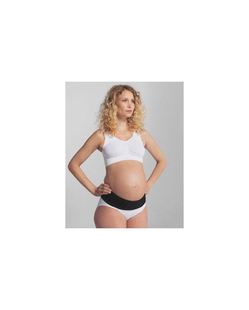 CINTURÓN REGULABLE DE SOPORTE PARA EL EMBARAZO NEGRO CARIWELL