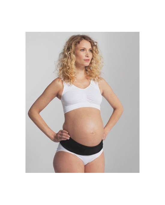 CINTURÓN REGULABLE DE SOPORTE PARA EL EMBARAZO NEGRO CARIWELL