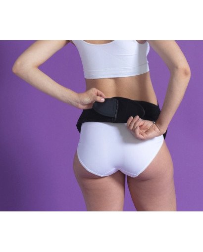 CINTURÓN REGULABLE DE SOPORTE PARA EL EMBARAZO NEGRO CARIWELL