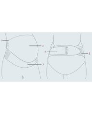 CINTURÓN REGULABLE DE SOPORTE PARA EL EMBARAZO NEGRO CARIWELL