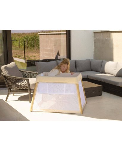 CUNA DE VIAJE NORDIC PURE WHITE BOOJUNGLE