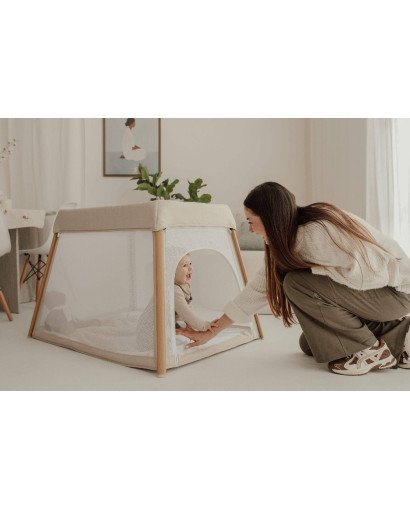 CUNA DE VIAJE NORDIC PURE WHITE BOOJUNGLE