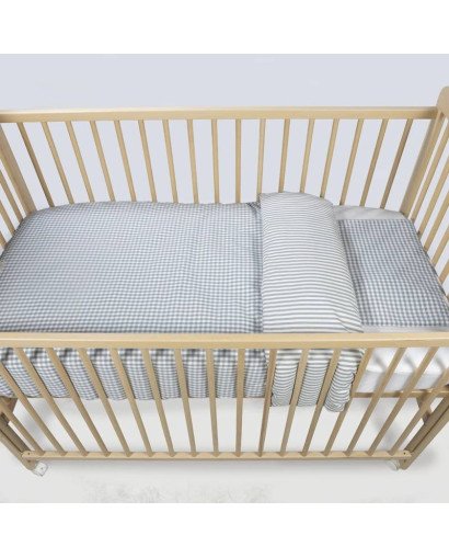 EDREDÓN NORD., BAJERA Y ALMOHADA PRALINÉ CUNA 120X60 WALKING MUM