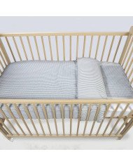 EDREDÓN NORD., BAJERA Y ALMOHADA PRALINÉ CUNA 120X60 WALKING MUM