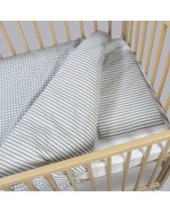 EDREDÓN NORD., BAJERA Y ALMOHADA PRALINÉ CUNA 120X60 WALKING MUM