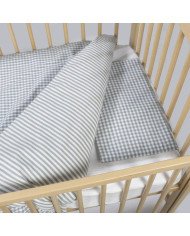 EDREDÓN NORD., BAJERA Y ALMOHADA PRALINÉ CUNA 120X60 WALKING MUM