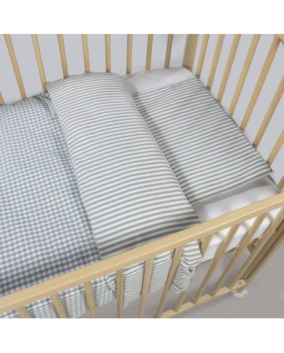 EDREDÓN NORD., BAJERA Y ALMOHADA PRALINÉ CUNA 120X60 WALKING MUM