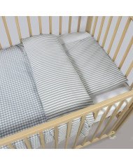 EDREDÓN NORD., BAJERA Y ALMOHADA PRALINÉ CUNA 120X60 WALKING MUM