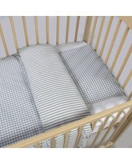 EDREDÓN NORD., BAJERA Y ALMOHADA PRALINÉ CUNA 120X60 WALKING MUM