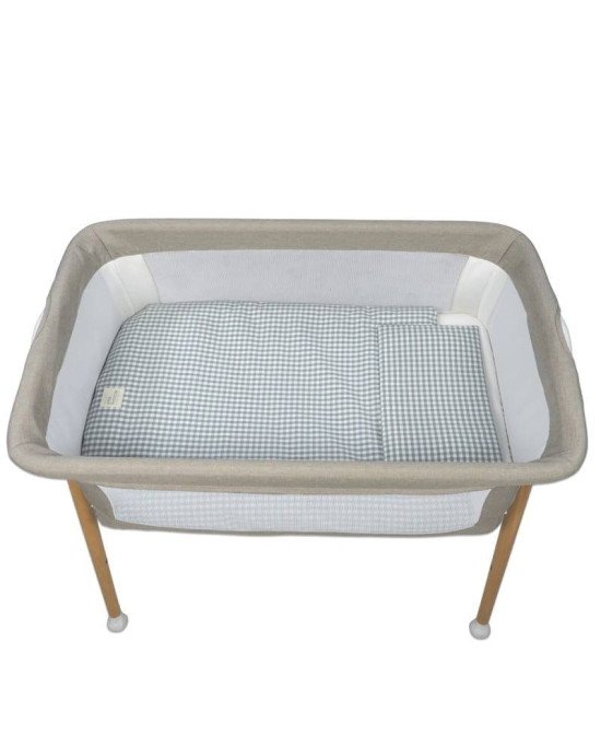 EDREDÓN NORD., BAJERA Y ALMOHADA PRALINÉ MINICUNA 90x50 WALKING MUM