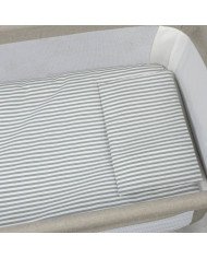 EDREDÓN NORD., BAJERA Y ALMOHADA PRALINÉ MINICUNA 90x50 WALKING MUM