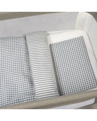 EDREDÓN NORD., BAJERA Y ALMOHADA PRALINÉ MINICUNA 90x50 WALKING MUM