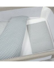 EDREDÓN NORD., BAJERA Y ALMOHADA PRALINÉ MINICUNA 90x50 WALKING MUM