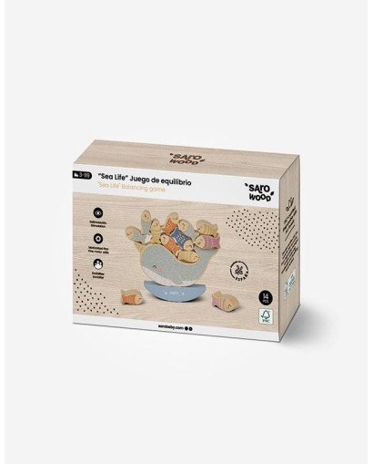 JUEGO DE EQUILIBRIO SEA LIFE MADERA SARO