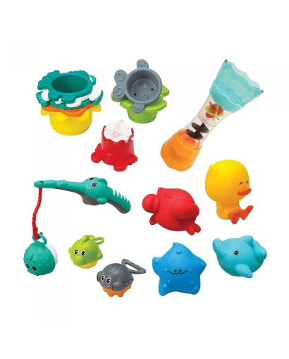 JUEGO DE PESCA 17PCS. INFANTINO