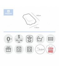 MANTA RASTEL CUNA 110X140 CM CAMBRASS