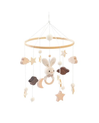 MOVIL DE MADERA CUNA Y MINICUNA ALONDRA