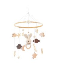 MOVIL DE MADERA CUNA Y MINICUNA ALONDRA