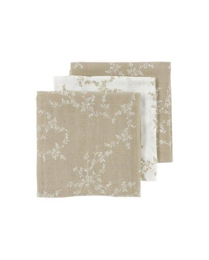 MUSELINA MEDIANA PACK DE 3 70x70 CM ME-BRANCHES
