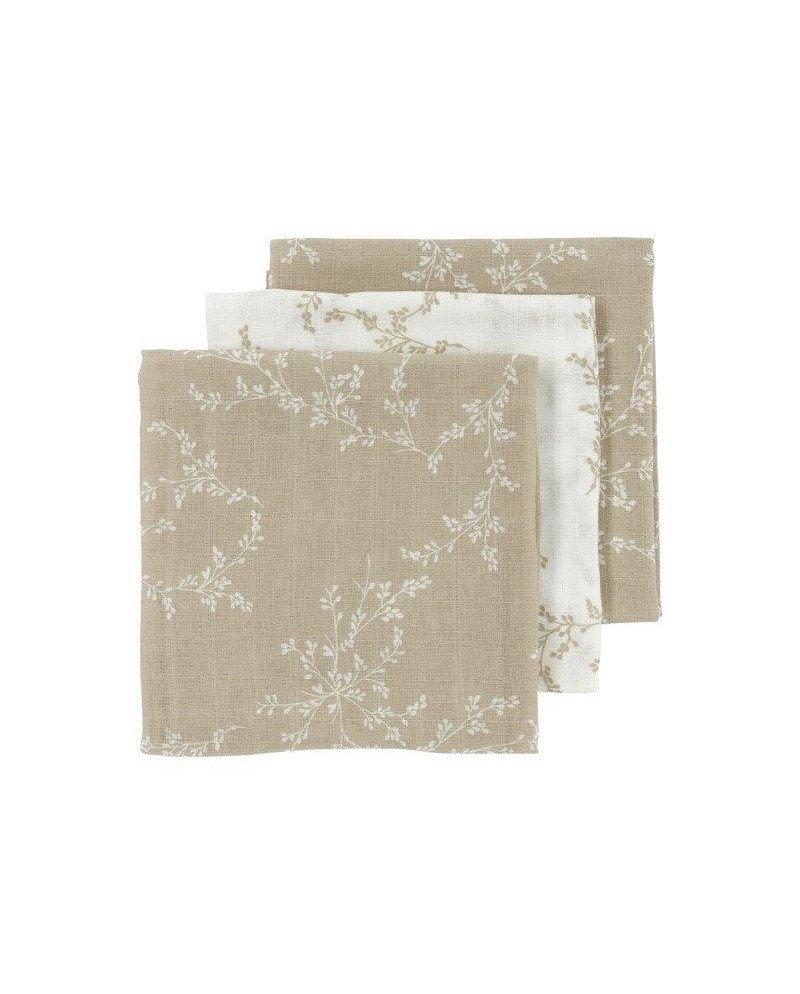 MUSELINA MEDIANA PACK DE 3 70x70 CM ME-BRANCHES