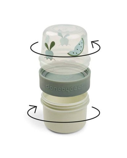 2 CONTENEDORES HERMETICOS DE DONE BY DEER