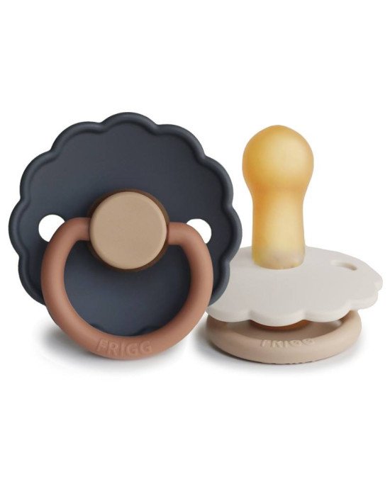 PACK 2 CHUPETES BICOLOR LATEX DAISY FRIGG