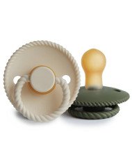 PACK 2 CHUPETES LATEX ROPE FRIGG