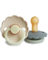 PACK 2 CHUPETES NIGHT LATEX DAISY FRIGG