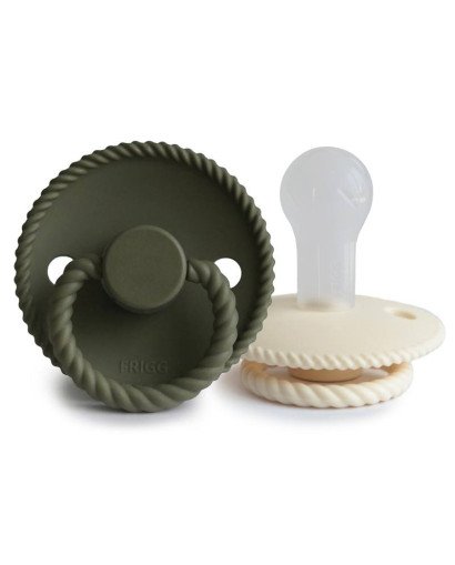 PACK 2 CHUPETES SILICONA ROPE FRIGG