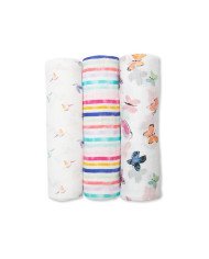 PACK 3 MUSELINAS 120 BAMBU LULUJO