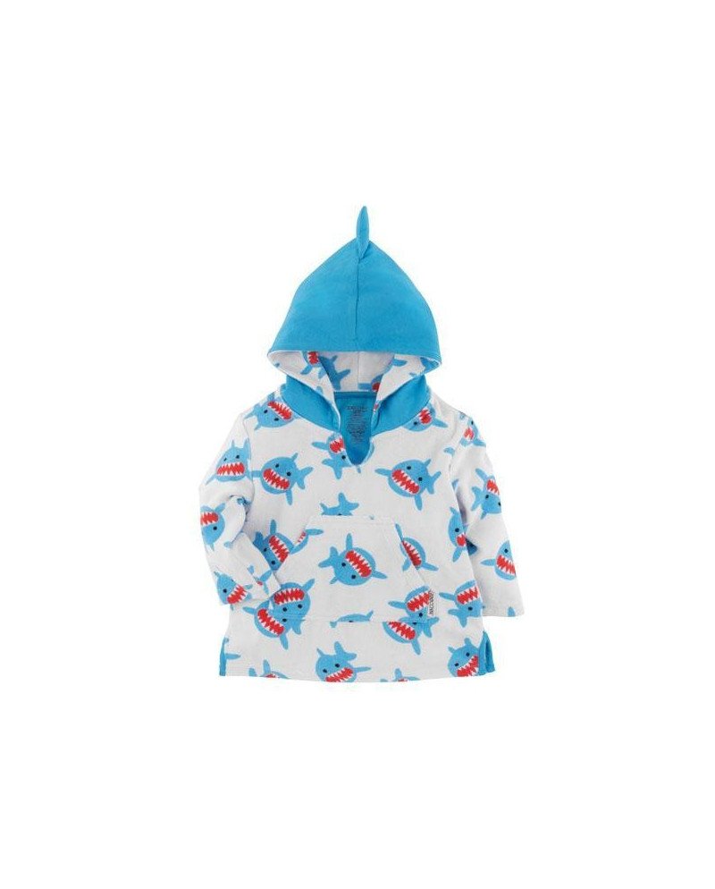 PONCHO-ALBORNOZ CON UPF 50+ ZOOCCHINI TIBURÓN