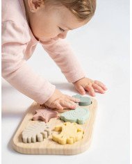 PUZLE ENCAJABLE MADERA Y SILICONA SEA LIGE SARO