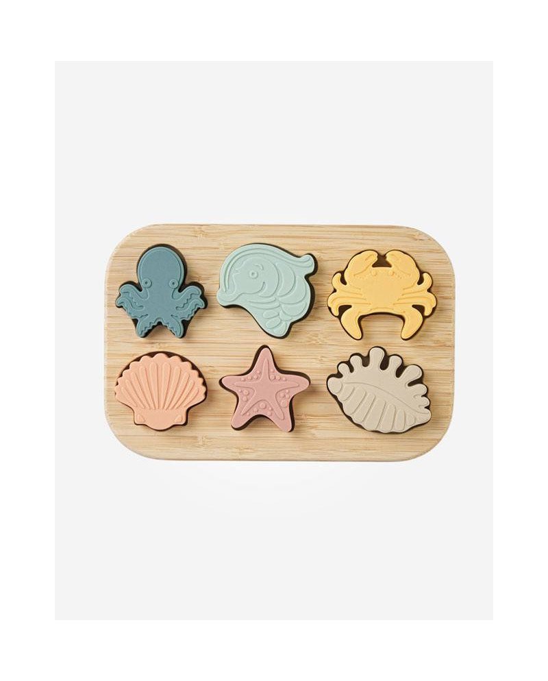 PUZLE ENCAJABLE MADERA Y SILICONA SEA LIGE SARO