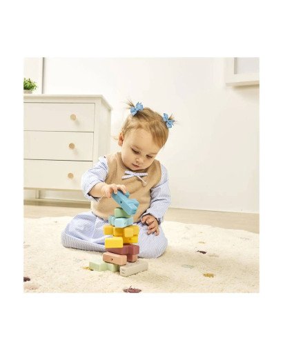 PUZZLE SOFT ANIMAL BLOCKS MINILAND