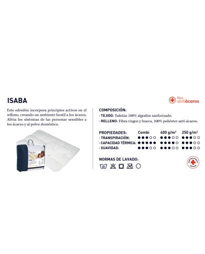 RELLENO NÓRDICO MOSHY ISABA 400 GR CAMA