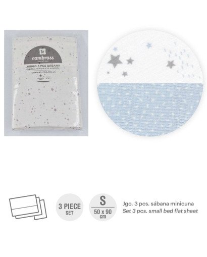 SABANAS MINICUNA COLECHO 90x50 CAMBRASS