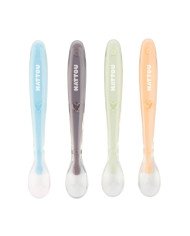 SET 4 CUCHARAS SILICON NATTOU