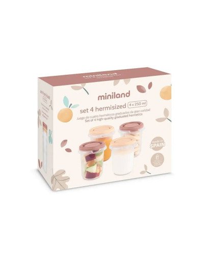 SET 4 HERMISIZED 250 ML MINILAND