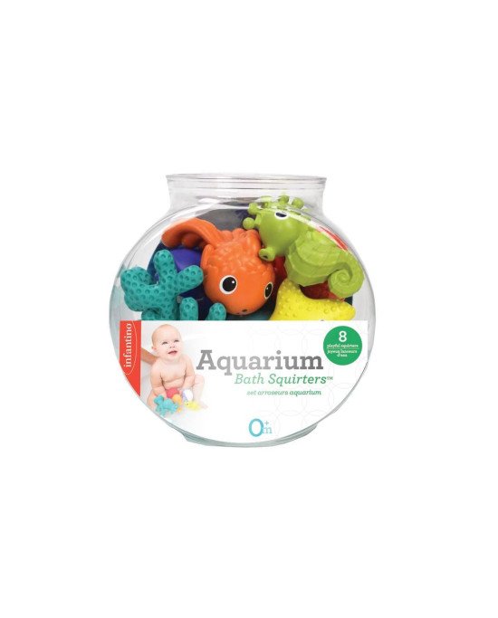 SET 8 ANIMALES DE BAÑO AQUARIUM