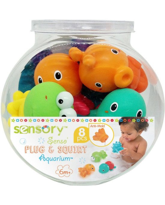 SET ANIMALES DE BAÑO SENSORY INFANTINO