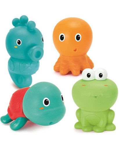 SET ANIMALES DE BAÑO SENSORY INFANTINO